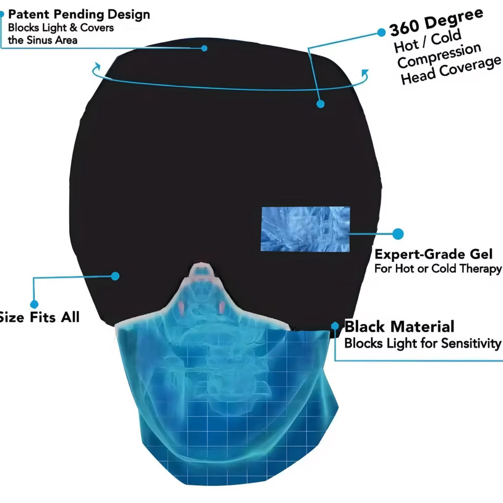 Bonnet Gel Rafraîchissant Anti-Migraine