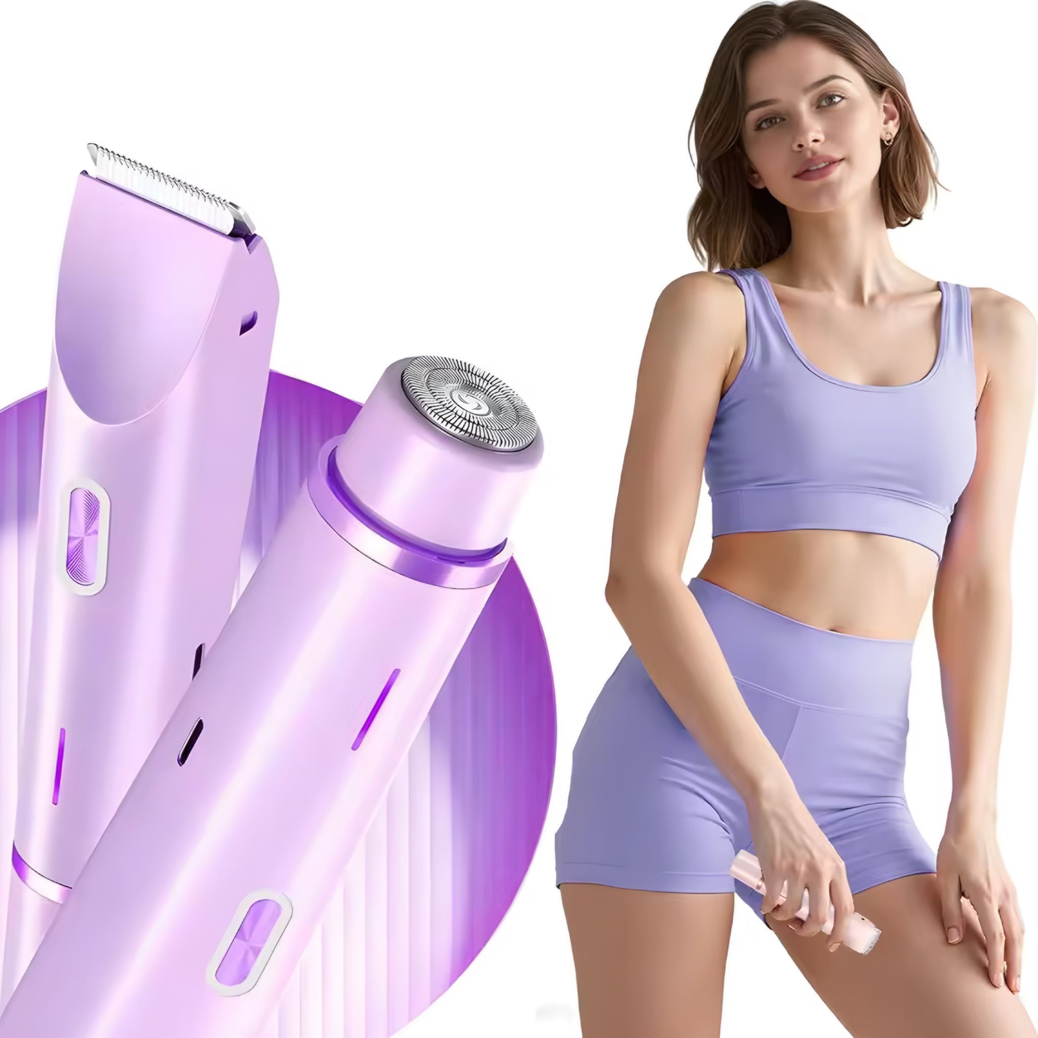 Rasoir Électrique 2-en-1 pour Femme