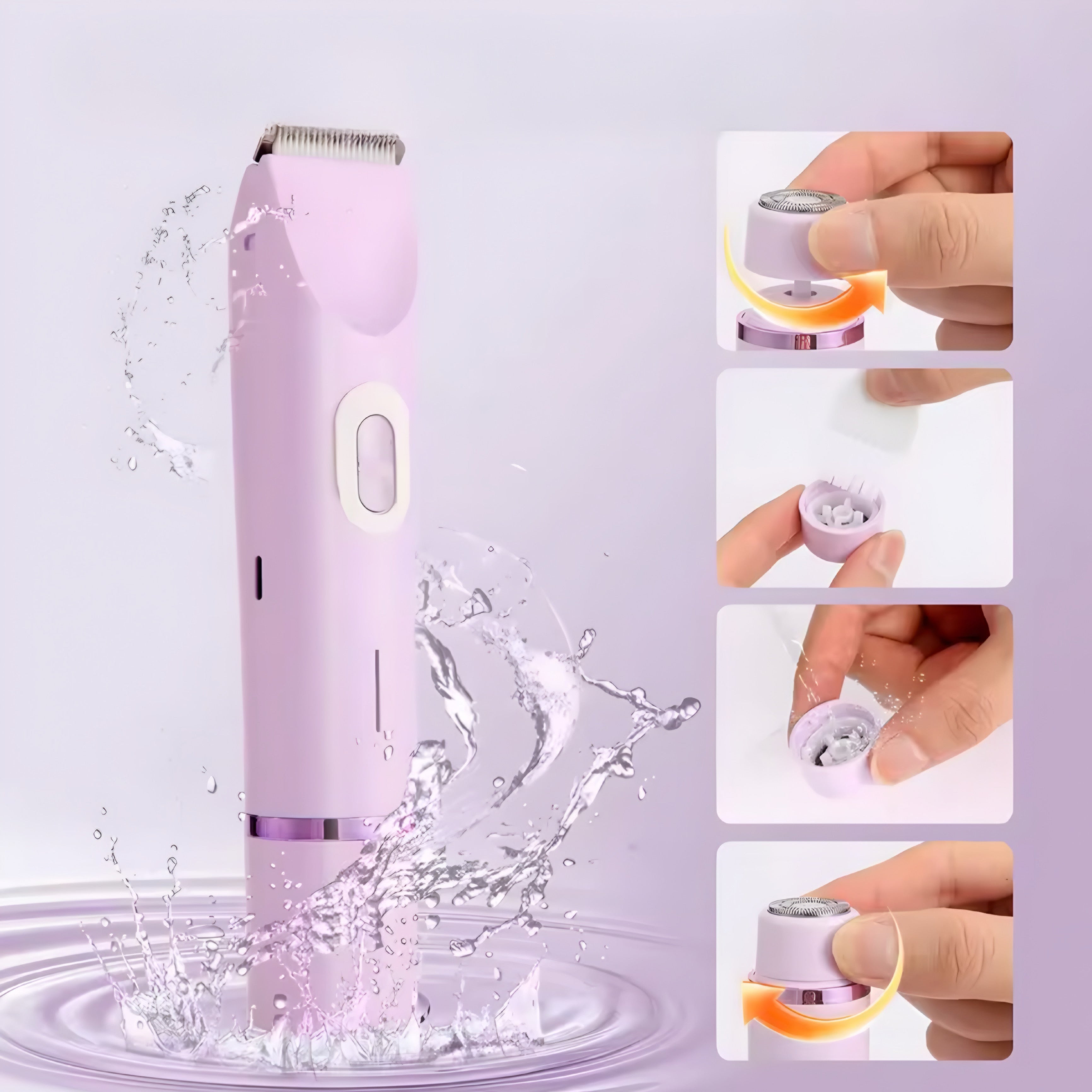Rasoir Électrique 2-en-1 pour Femme