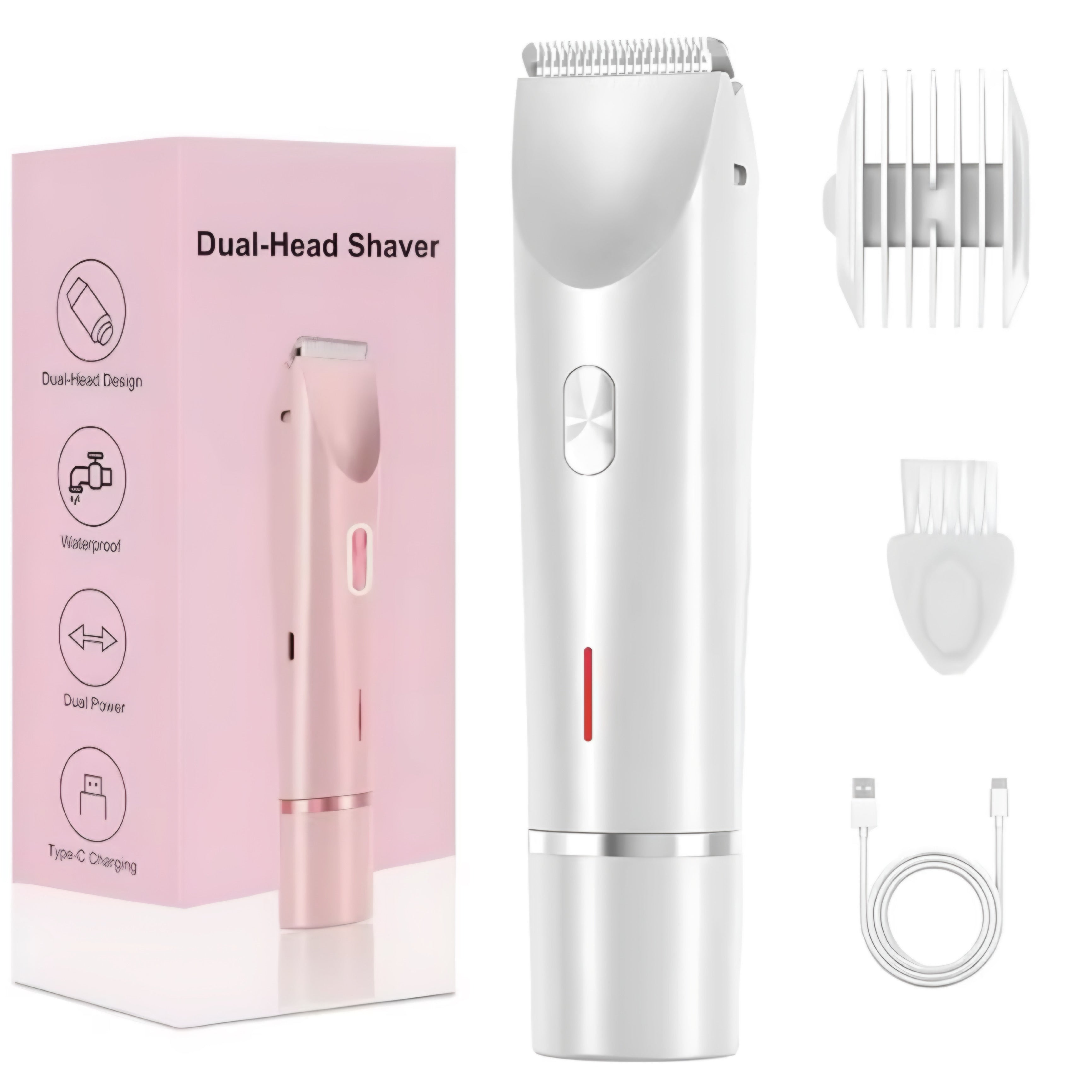 Rasoir Électrique 2-en-1 pour Femme
