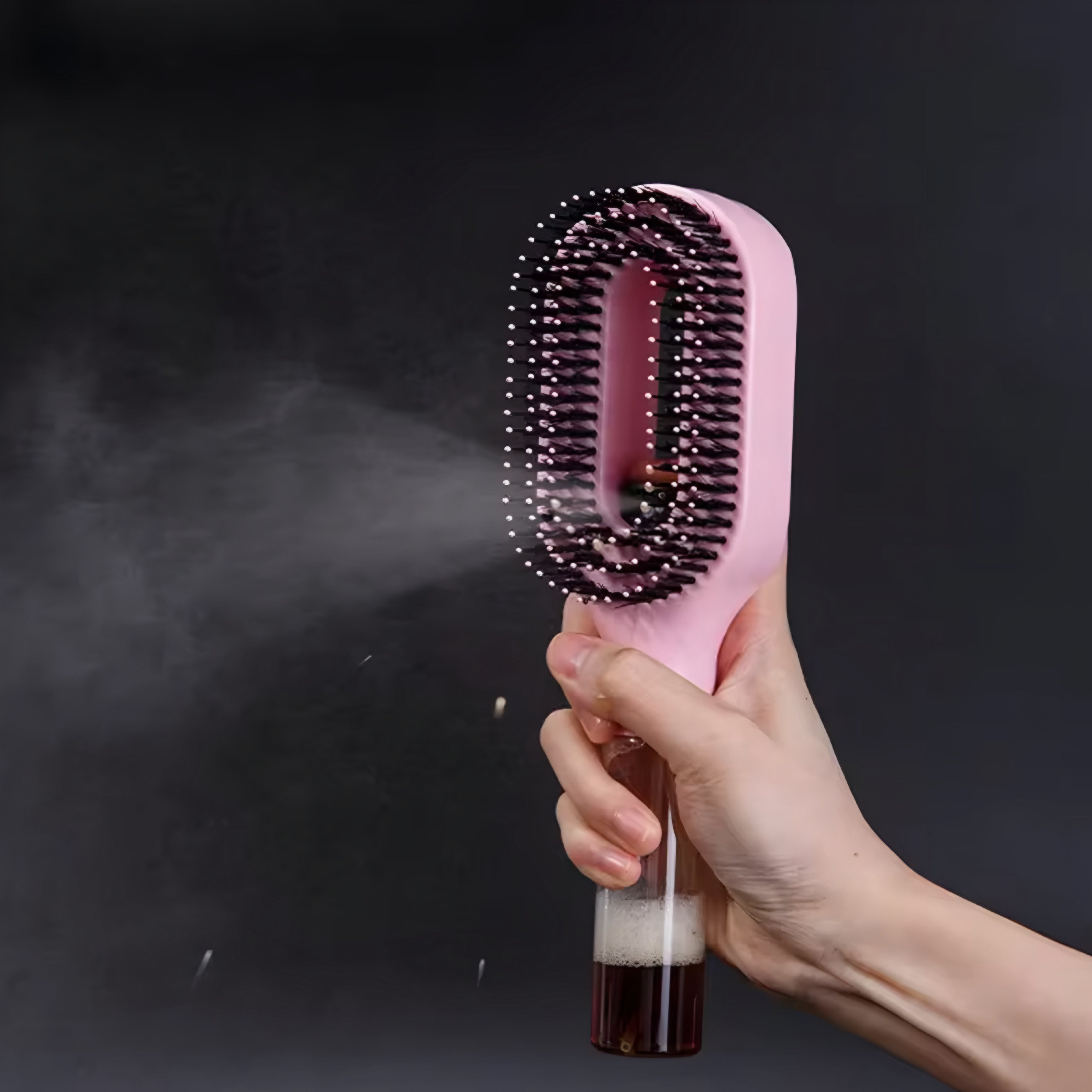 Peigne Spray 2-en-1 pour Cheveux