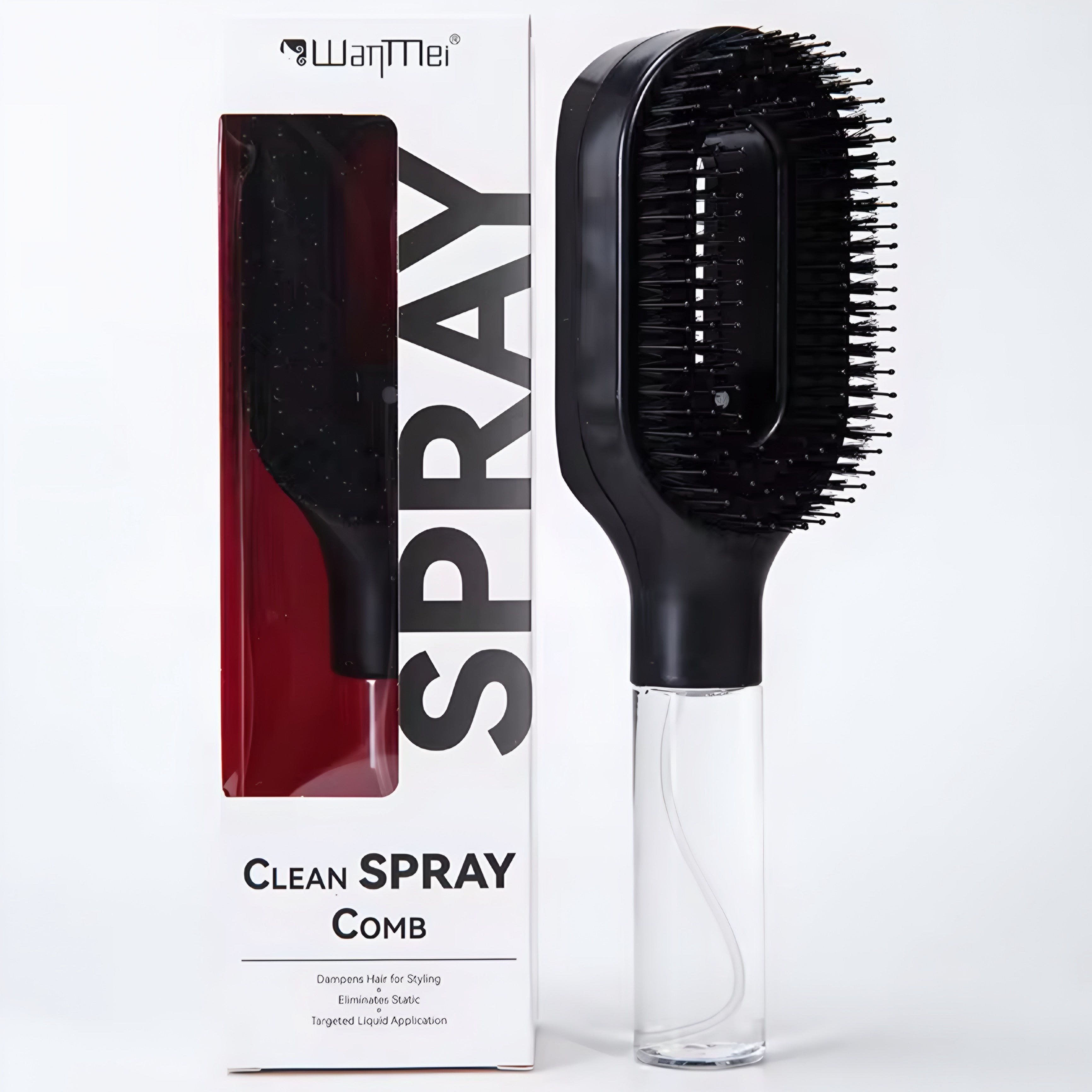 Peigne Spray 2-en-1 pour Cheveux