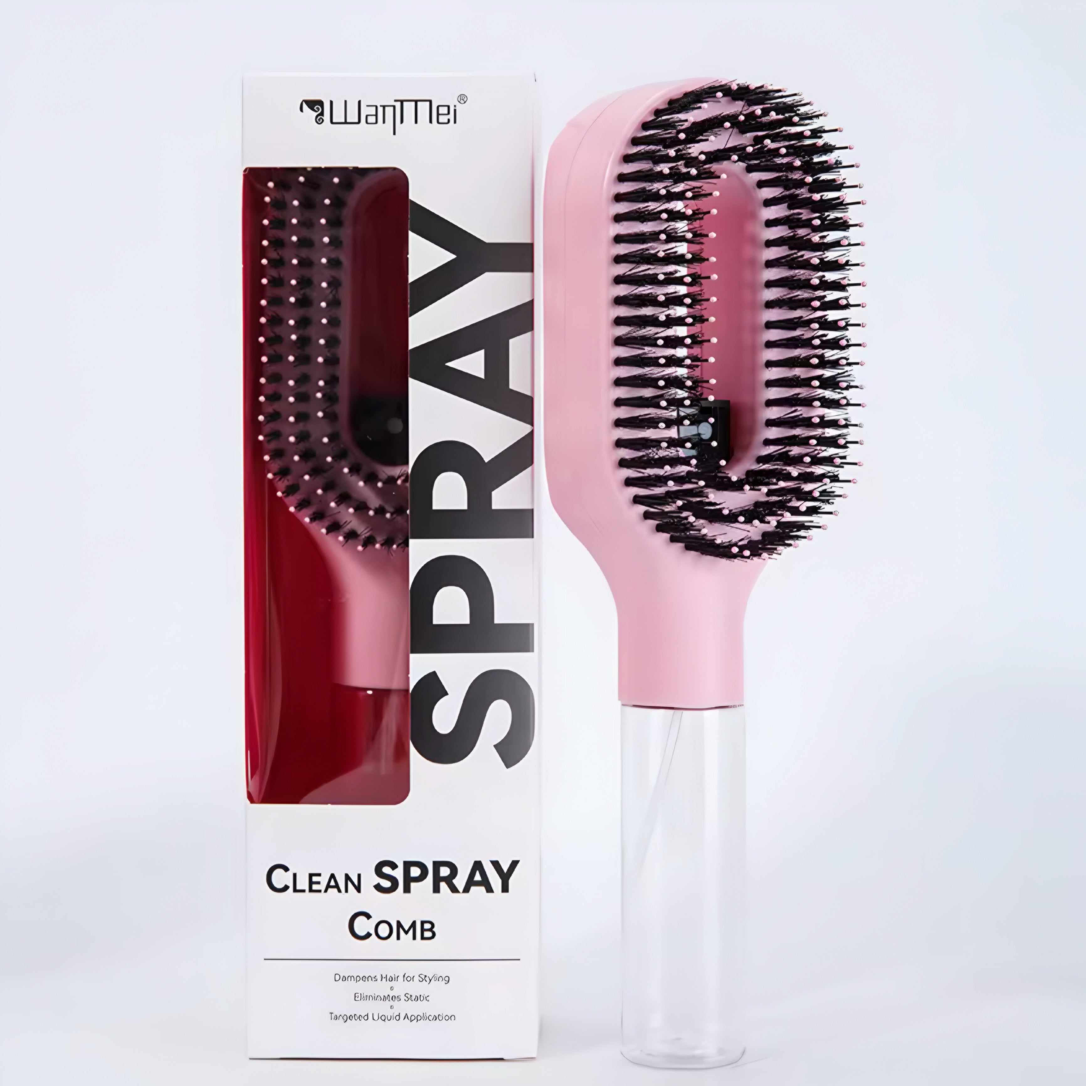 Peigne Spray 2-en-1 pour Cheveux