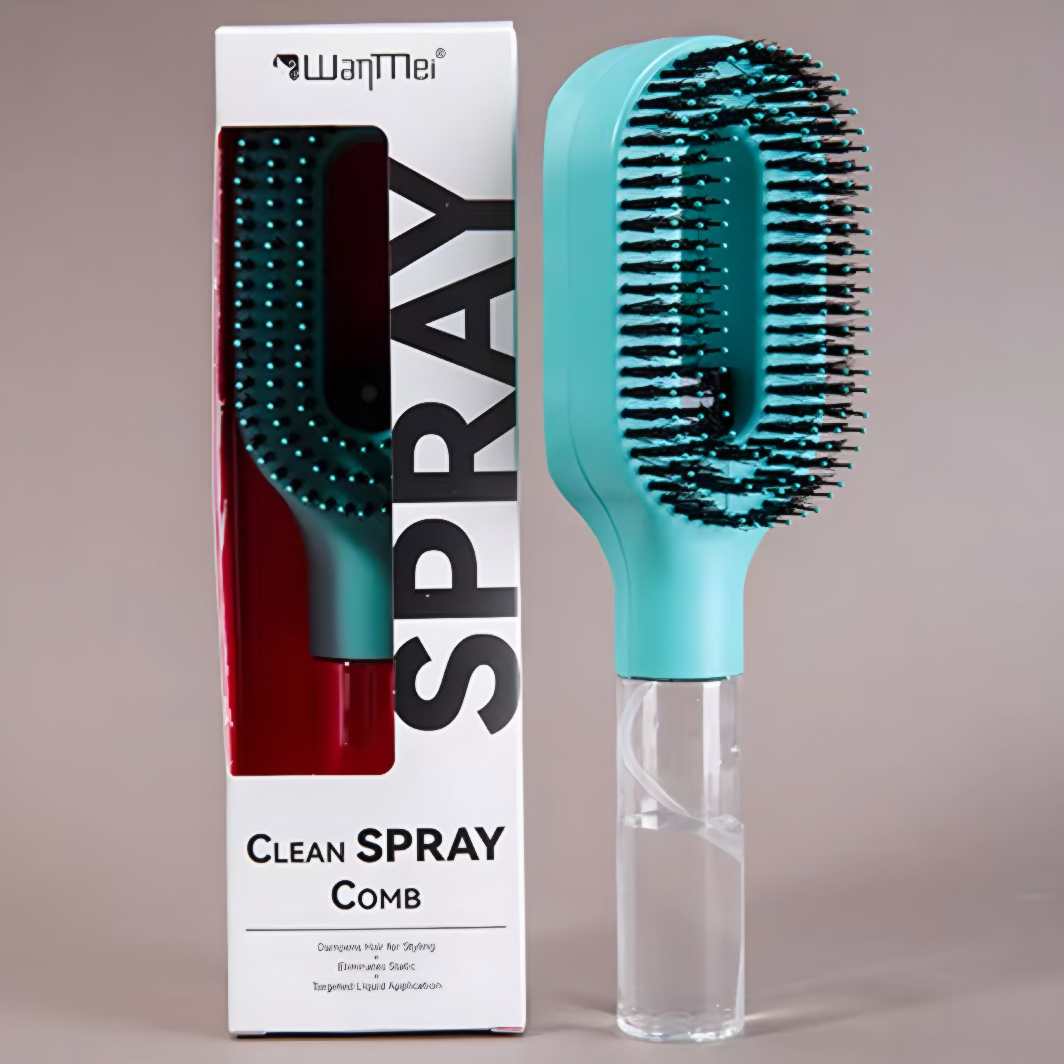Peigne Spray 2-en-1 pour Cheveux