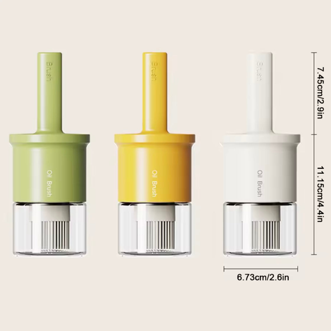 Bouteille Distributeur d’Huile & Sauce 2-en-1 avec Pinceau