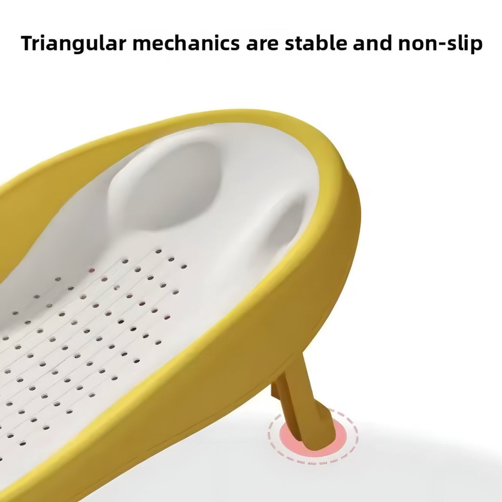 Siège de Bain Pliable pour Bébé avec Dossier Ergonomique