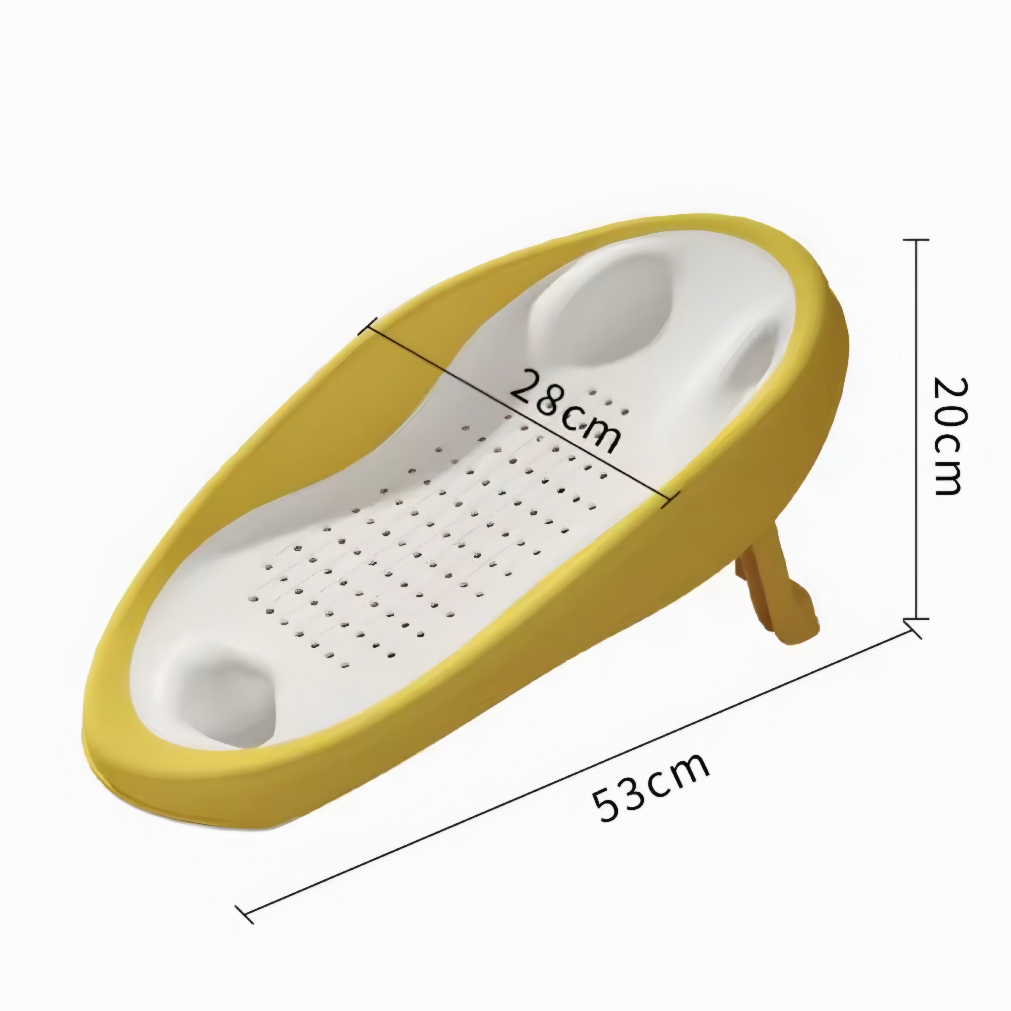 Siège de Bain Pliable pour Bébé avec Dossier Ergonomique