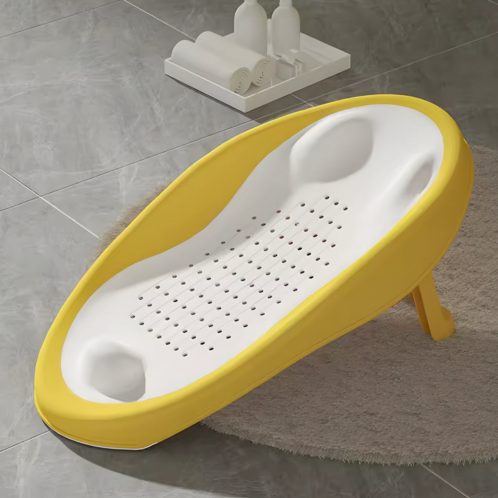 Siège de Bain Pliable pour Bébé avec Dossier Ergonomique