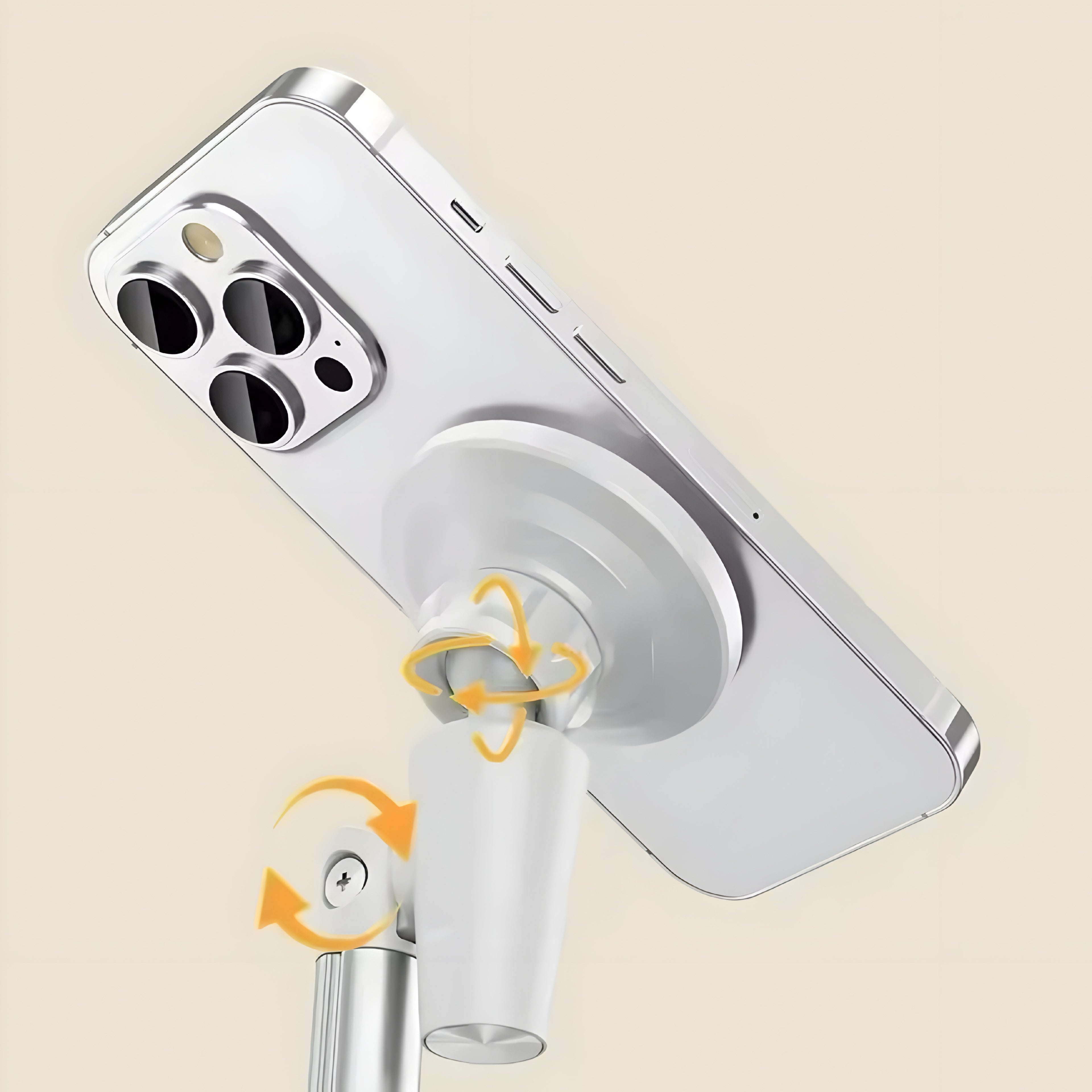 Support Magnétique en Aluminium pour Téléphone