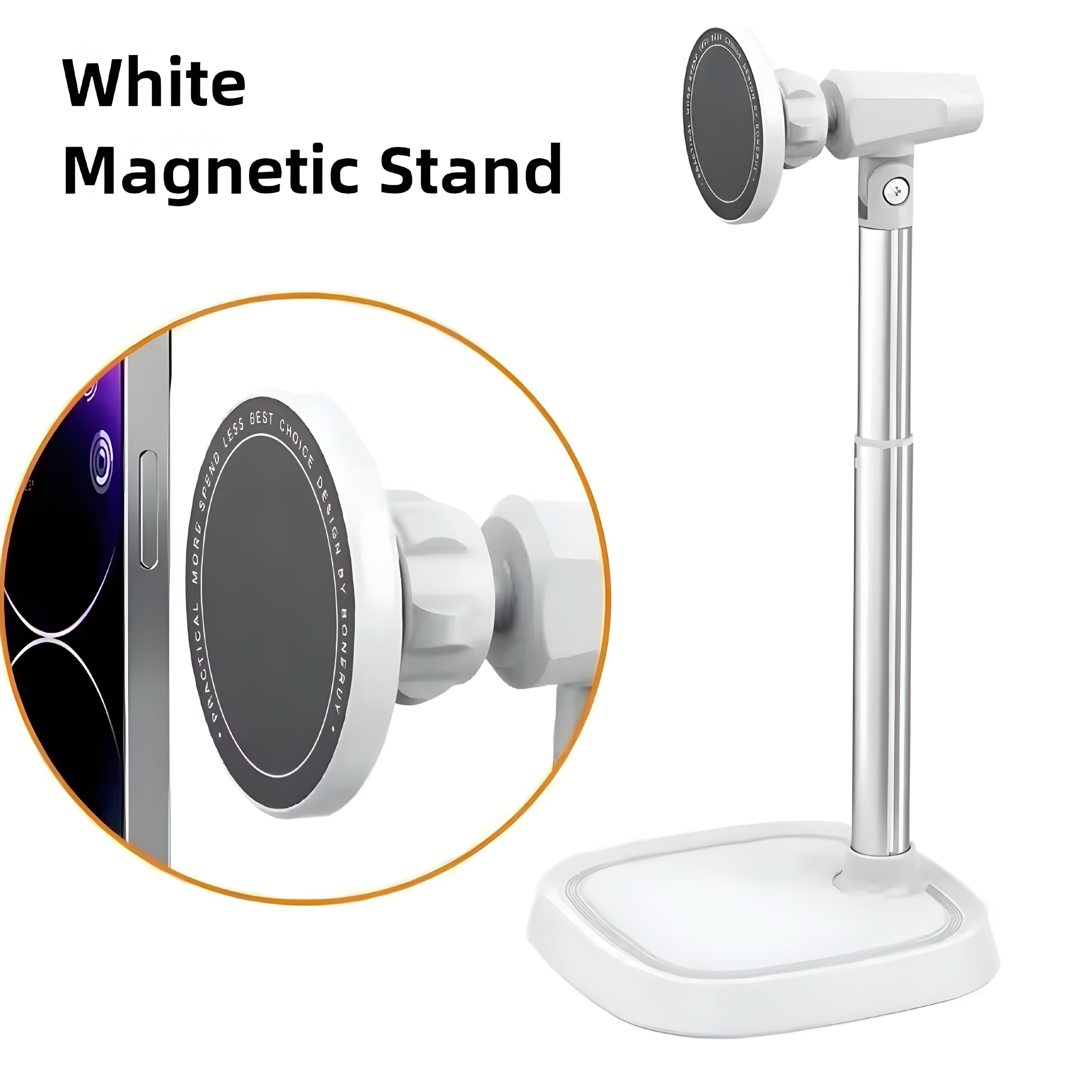 Support Magnétique en Aluminium pour Téléphone