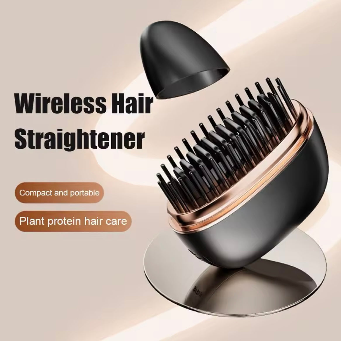 Brosse Lissante Mini Rechargeable