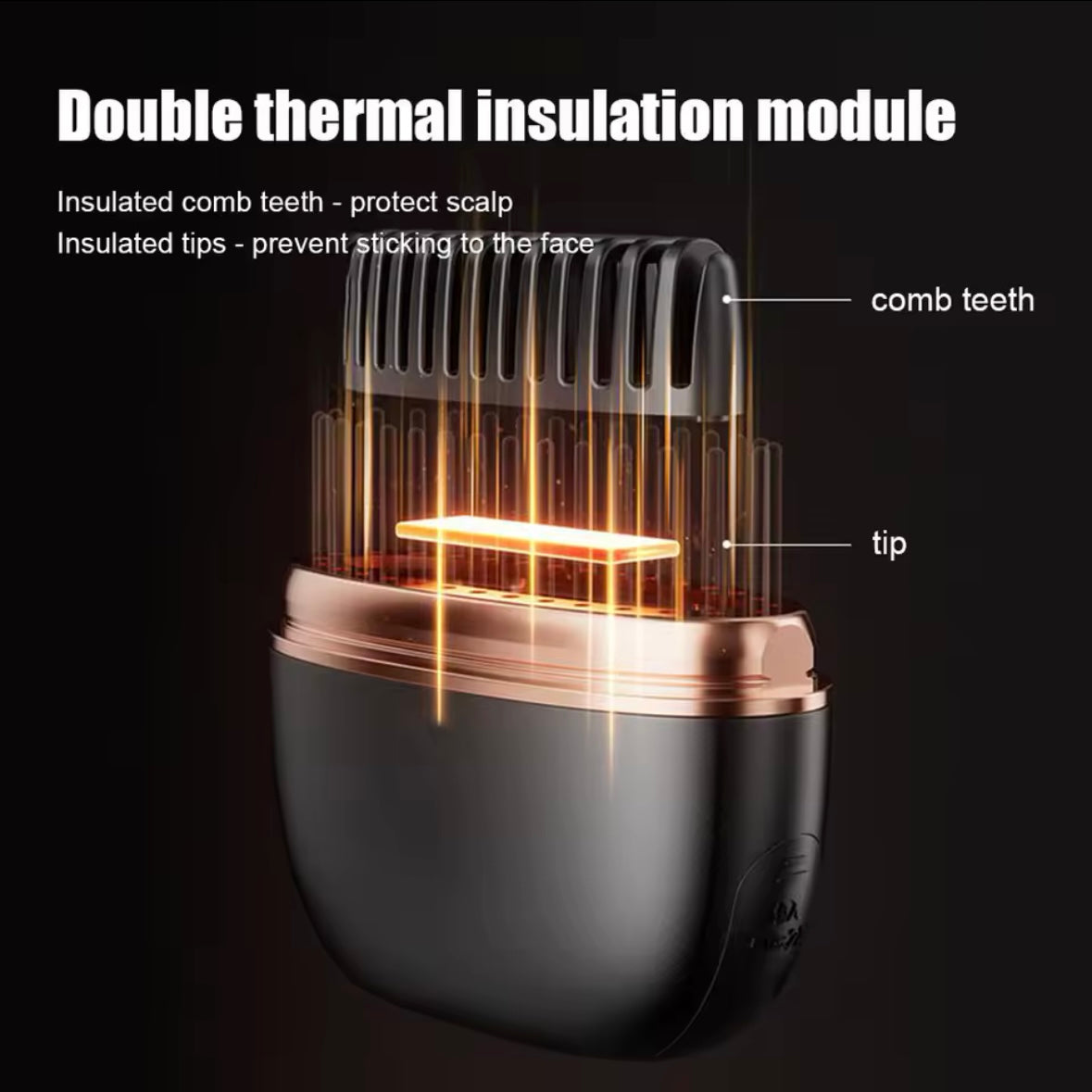 Brosse Lissante Mini Rechargeable