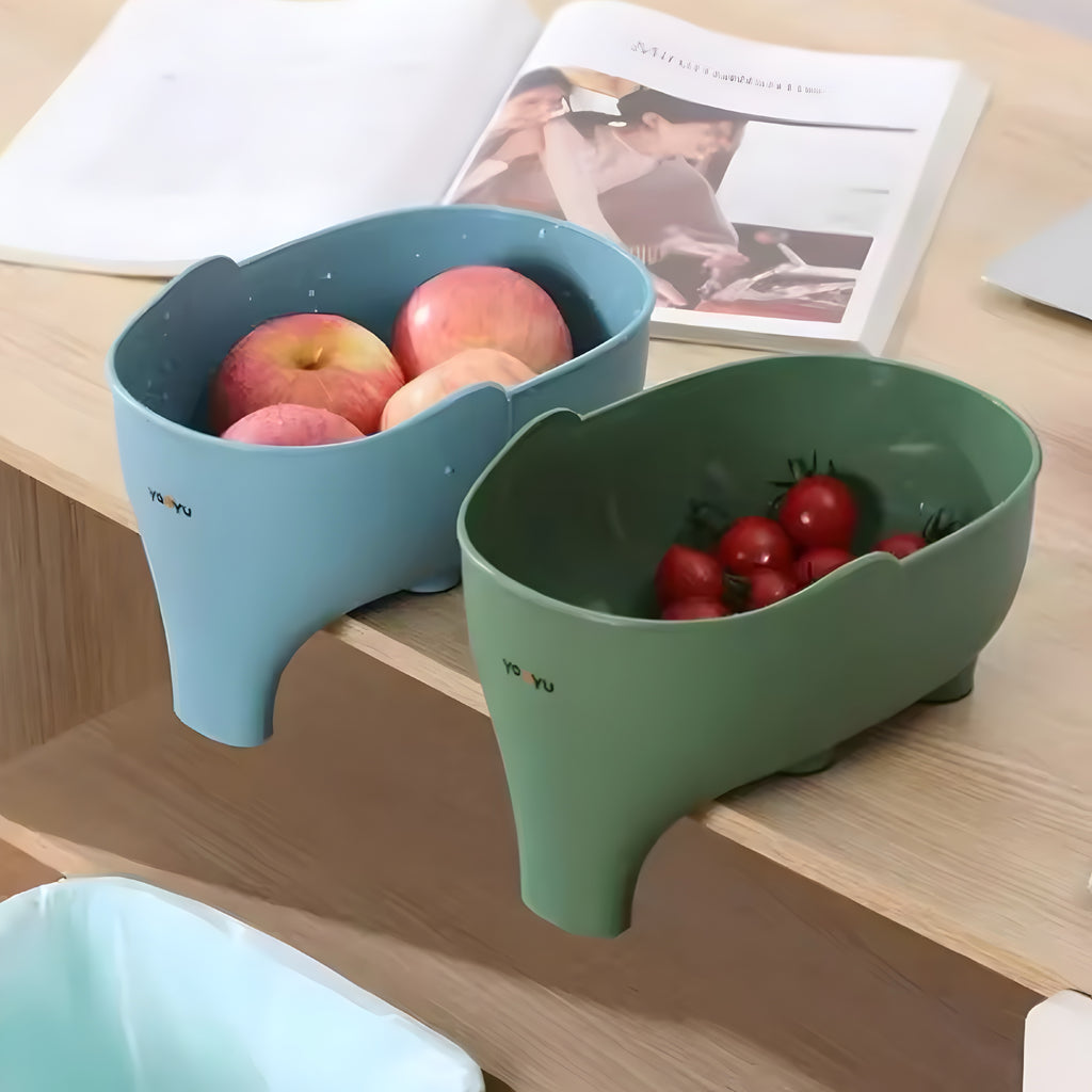 Égouttoir de Cuisine en Forme d’Éléphant